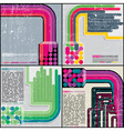 Set of abstract background set of abstract back vector image