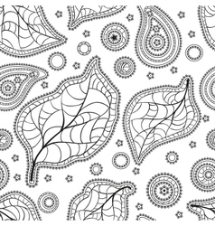 Leaves Seamless Pattern vector image