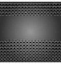 Perforated metal background vector image