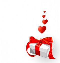 Love gift vector image