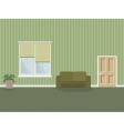 Room interior vector image