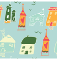 Homes and houses pattern vector image