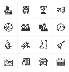 School and Education Icons - Set 3 vector image