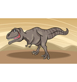Cartoon of tyrannosaurus dinosaur vector image