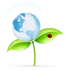 Eco icon vector image