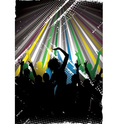 Musical background vector image