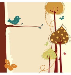 Greeting card vector image