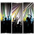 Musical background vector image