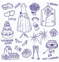 Wedding vector image