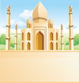 Taj mahal vector image