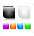 Buttons for web design vector image