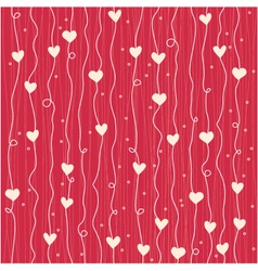 Heart pattern vector image