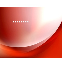 Shiny smooth blurred wave background vector image