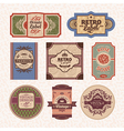 Set of vintage style frames vector image