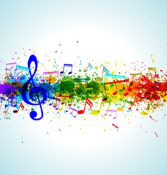 Music background vector image