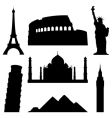 Landmarks vector image