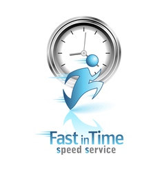 Fast in Time Social icon vector image
