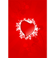 Valentine card vector image