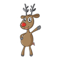 A reindeer vector image