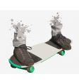 Skateboarder vector image