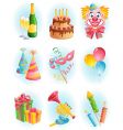 Celebration elements vector image