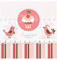 Greeting card vector image