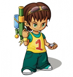 Boy vector image