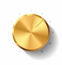 Volume knob vector image