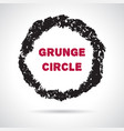 Grunge hand drawn round frame Grunge hand drawn round frame vector image