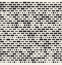 Seamless black and white irregular dash Royalty Free Vector