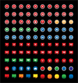 Notification Icons vector image