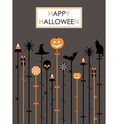 Halloween party vector image