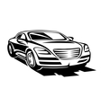 Abstract modern car vector image