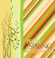Spring design background vector image