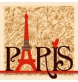 Paris background vector image