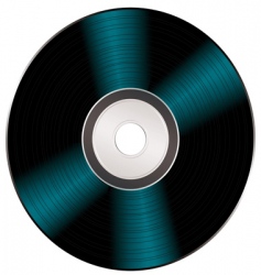 Shiny video cd vector image