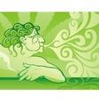 Pot smoker vector image
