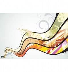 Funky background vector image