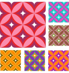 Vintage wallpaper patterns Vintage wallpaper patterns vector image