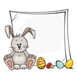 Easter rabbit vector image