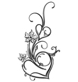 Hearts ornament vector image