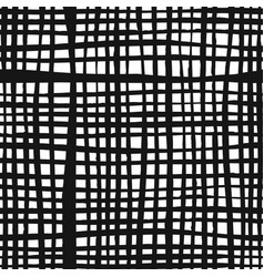 Yellow brush lines and black chaotic dots vector image