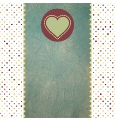 Valentines Hearts Card vector image