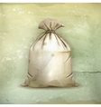 Bag old-style vector image