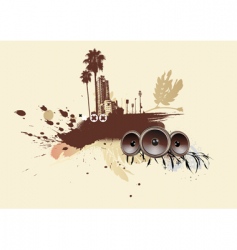 Urban background vector image