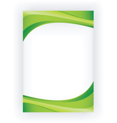 Ecology business template vector image