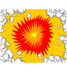 Comic book background vector image