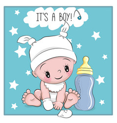 Greeting birthday card vector image