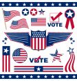 Patriotic elements vector image