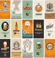 Beer card vector image